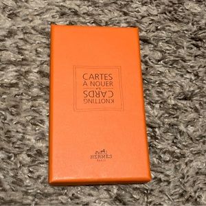 Authentic Hermes Scarf Knotting Cards Guide